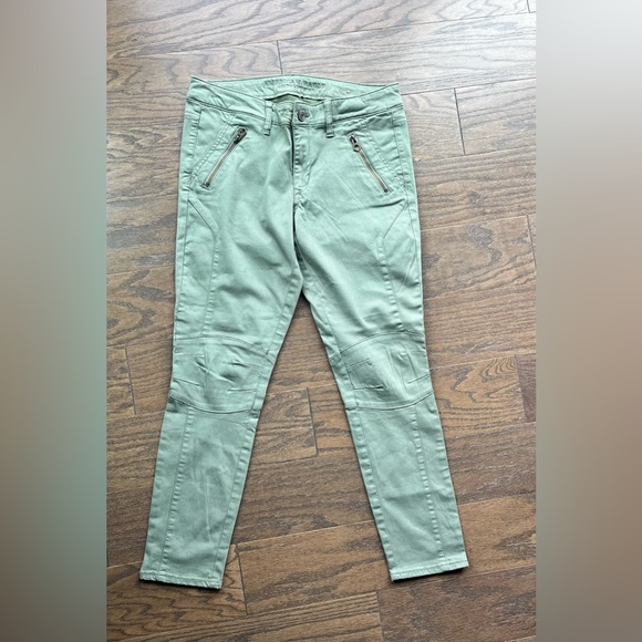 American Eagle Skinny Ankle Pants Zip Front Pockets - Picture 1 of 2